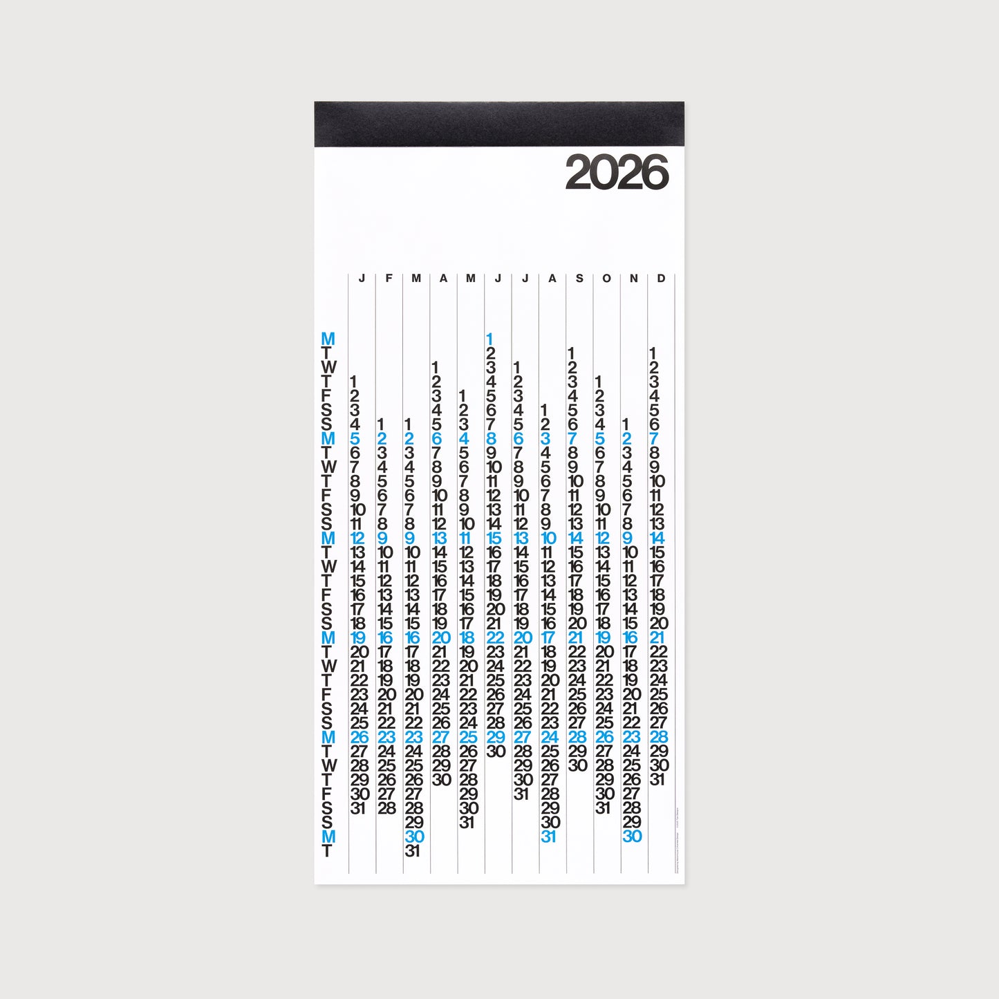 Calendrier V 2026